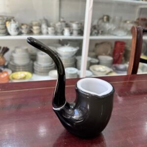 Cenicero de murano en forma de pipa