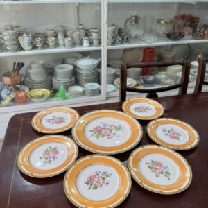 Juego de masitero con 6 platos de postre