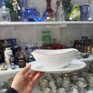 Salsera con fuente porcelana NORITAKE