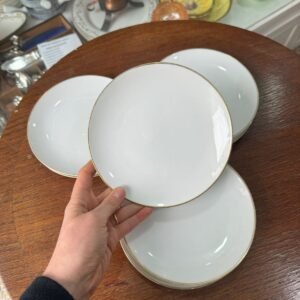 Juego de 9 platos de pan porcelana NORITAKE