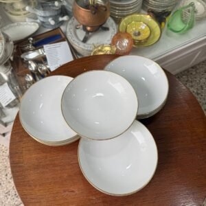 Juego de 10 platos hondos porcelana NORITAKE