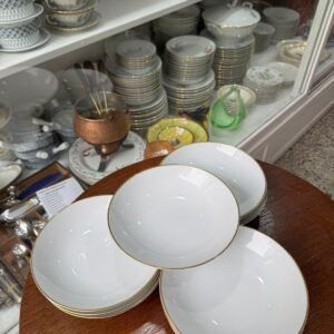 Juego de 10 platos hondos porcelana NORITAKE