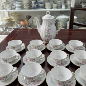 Juego de café porcelana verbano