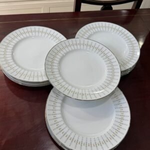 Juego de 12 platos playos porcelana NORITAKE