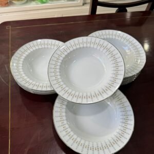 Juego de 12 platos hondos porcelana NORITAKE