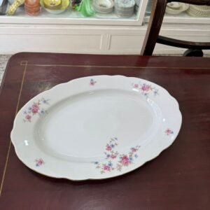 Fuente oval porcelana verbano