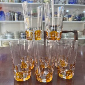 Juego de 8 vasos de cristal SWEDEN