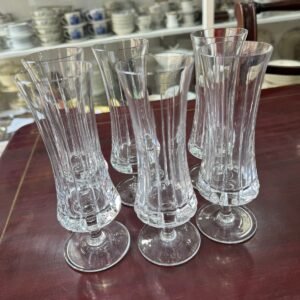 Juego de 6 copas de cristal