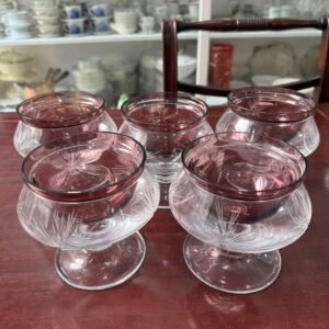 Set de 5 copas para langostinos