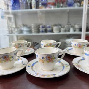 Juego de 7 dúos de café ingleses