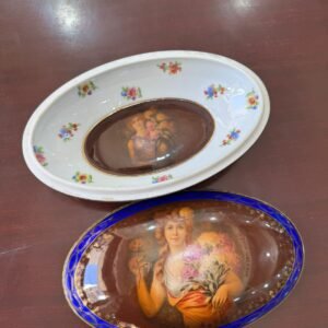 Cofre muy antiguo porcelana checoslovaca