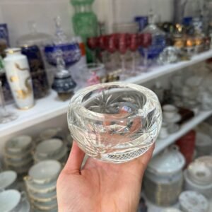 Cenicero de cristal súper tallado