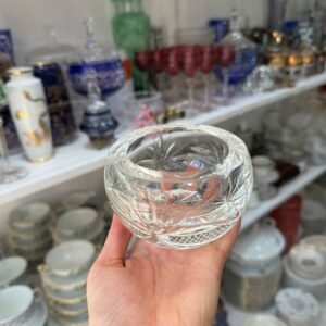 Cenicero de cristal súper tallado