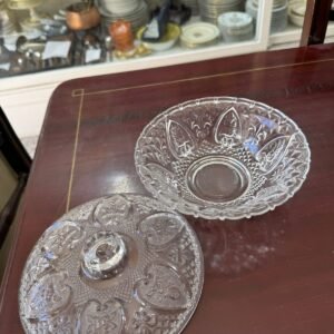 Caramelera o bombonera vidrio prensado