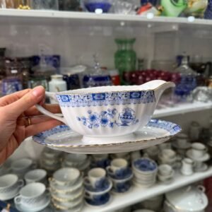 Salsera con fuente de colección porcelana alemana BAVARIA