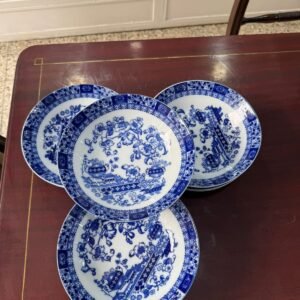 Juego de 11 platos hondos porcelana tsuji old blue