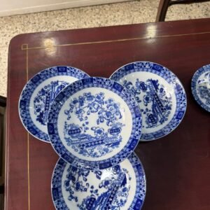 Juego de 11 platos hondos porcelana tsuji old blue