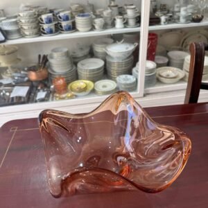 Centro de mesa de murano rosa