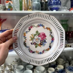 Plato porcelana alemana BAVARIA calado