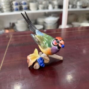 Pajaro porcelana alemana