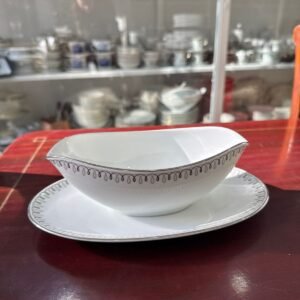 Salsera con fuente porcelana NORITAKE