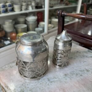 Set de azucarera y mielera plata 925