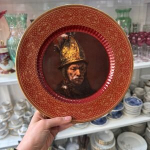 Plato porcelana tsuji pintado a mano