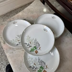 Juego de 12 platos de postre porcelana hartford