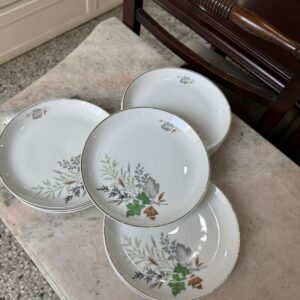 Juego de 12 platos de postre porcelana hartford