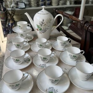 Juego de café porcelana hartford