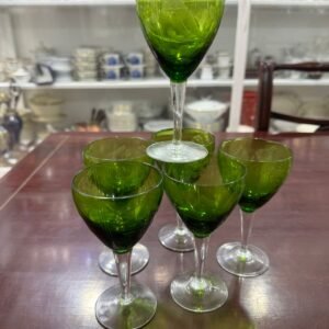 Juego de 6 copas verde
