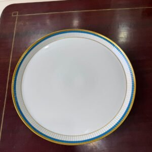 Fuente o plato de torta porcelana verbano