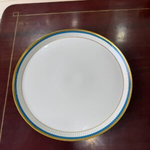 Fuente o plato de torta porcelana verbano