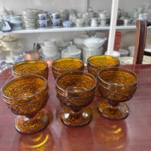 Juego de 6 copas para postre