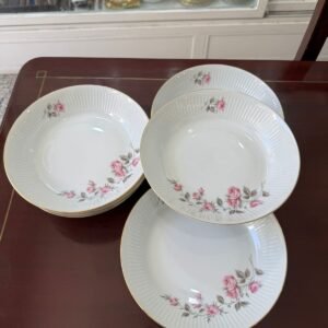 Juego de 12 platos hondos porcelana verbano