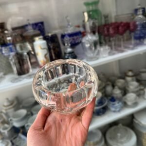 Cenicero de cristal súper tallado