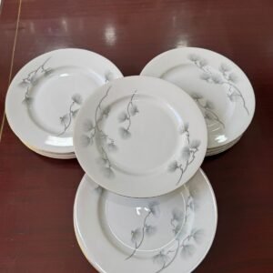 Juego de 12 platos playos porcelana tsuji