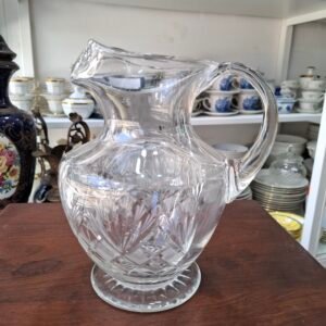 Jarra de cristal super tallado