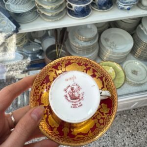 Dúo de café porcelana inglesa de colección