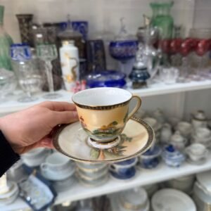 Dúo de café porcelana tsuji