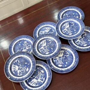 Juego de 10 platos de pan ingleses johnson bros willow