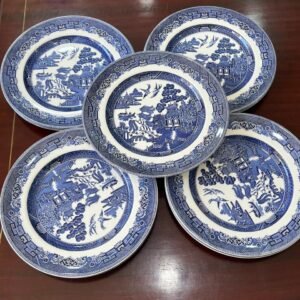 Juego de 9 platos playos ingleses johnson bros WILLOW