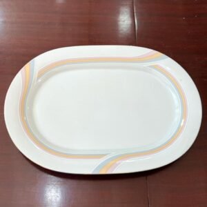 Fuente oval porcelana Tsuji