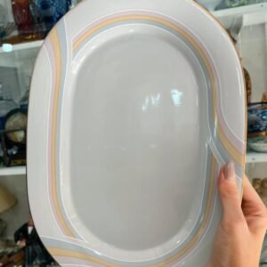 Fuente oval porcelana Tsuji