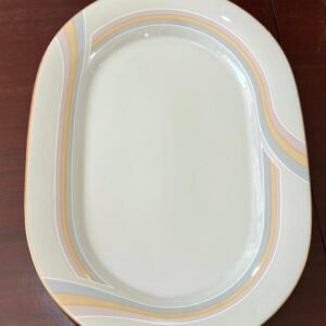 Fuente oval porcelana Tsuji