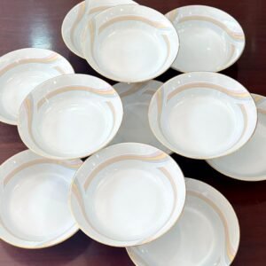 Juego de 11 compoteras porcelana Tsuji