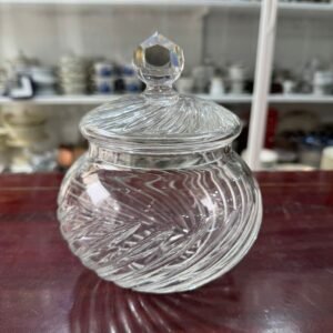 Bombonera de cristal tallado