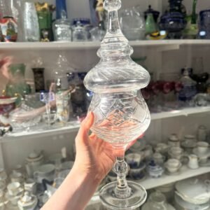 Caramelera de cristal súper tallado
