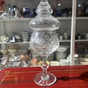 Caramelera de cristal súper tallado