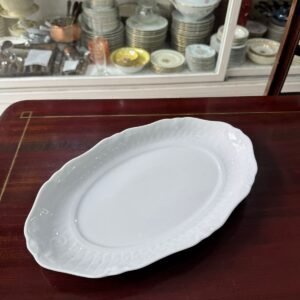 Fuente oval de porcelana